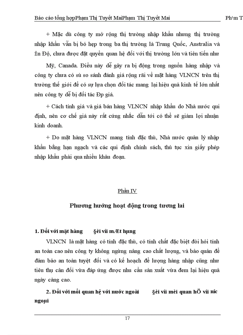 image for page Báo cáo thực tập tại công ty hoá chất mỏ