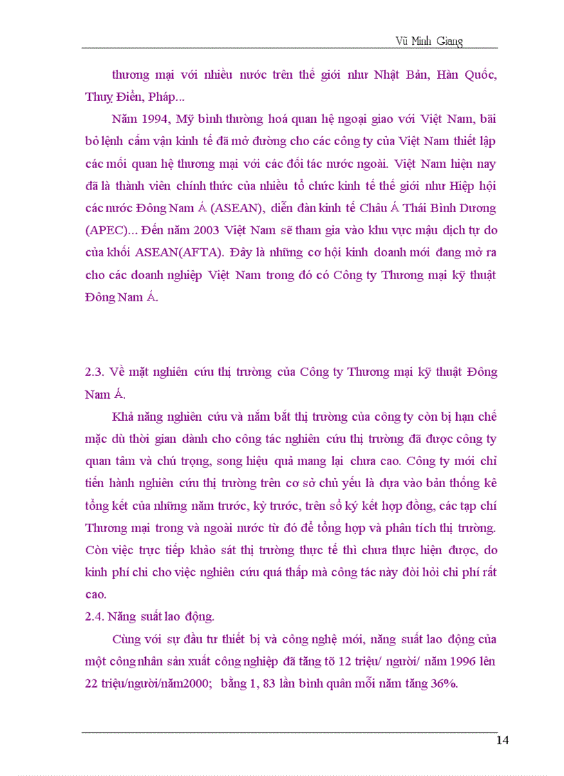 image for page Báo cáo thực tập tại Công ty Thương maị kỹ thuật Đông Nam Á