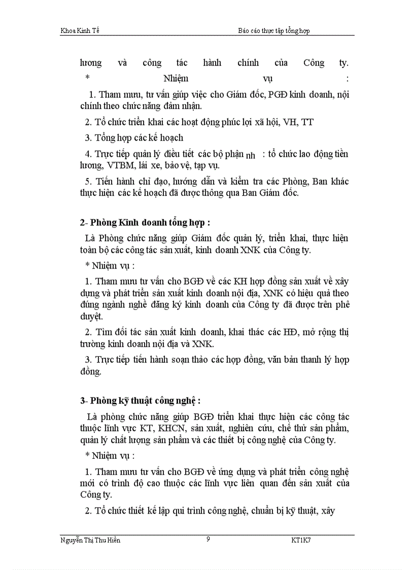 image for page Thực tập tổng hợp tại Công ty HITACO