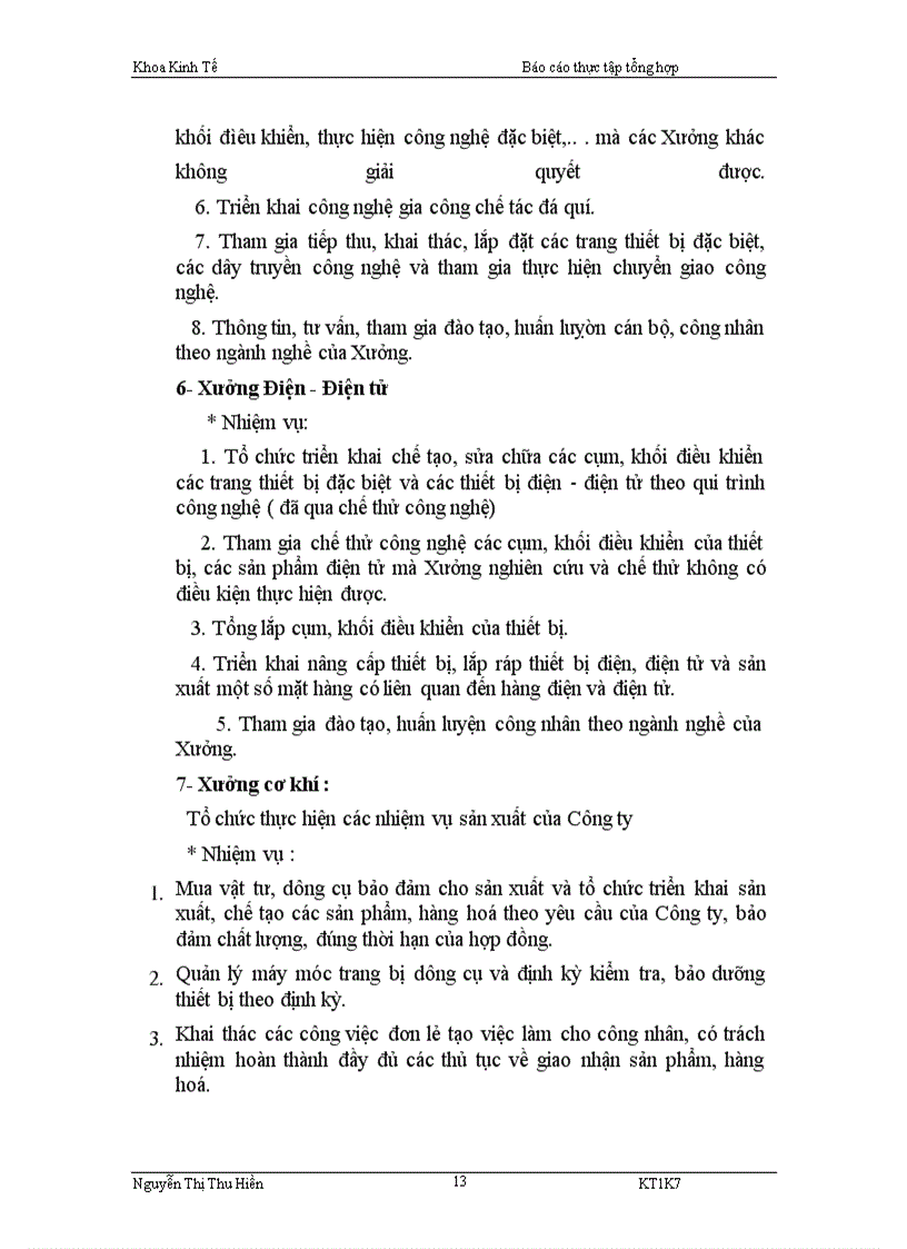 image for page Thực tập tổng hợp tại Công ty HITACO