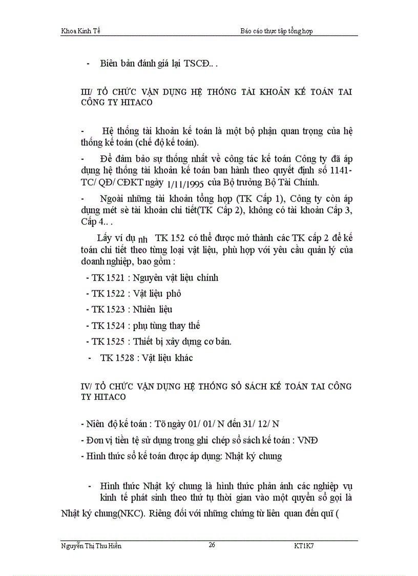 image for page Thực tập tổng hợp tại Công ty HITACO