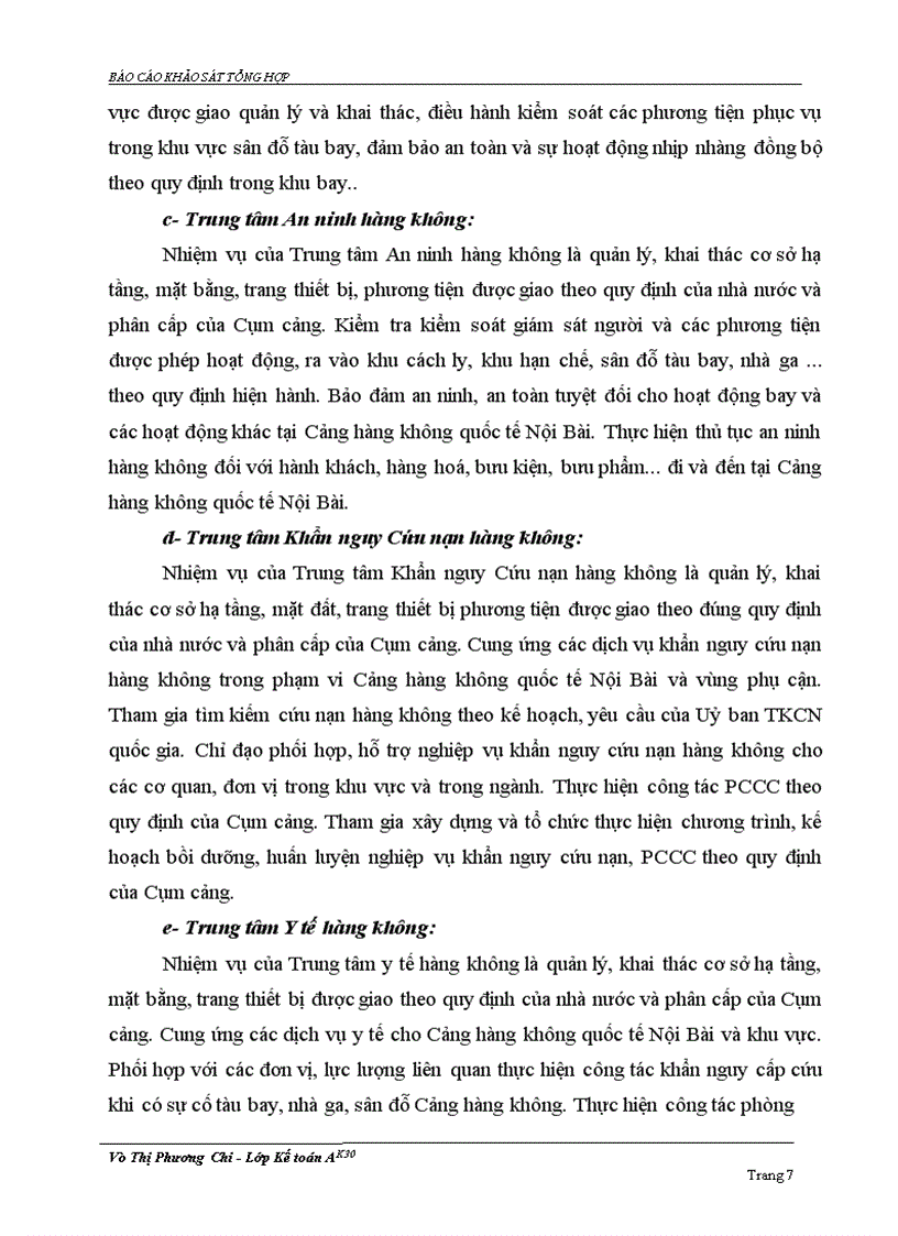 image for page Báo cáo thực tập tại Hàng không Dân dụng Việt Nam