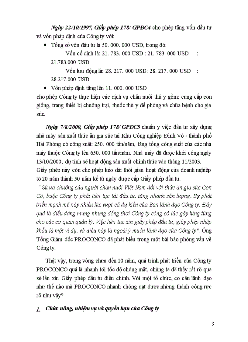 image for page Công ty PROCONCO