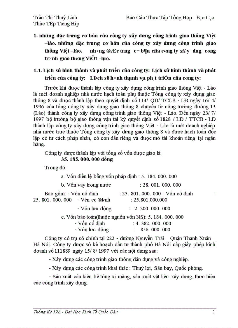 image for page Công ty xây dưng công trình giao thông Việt – Lào