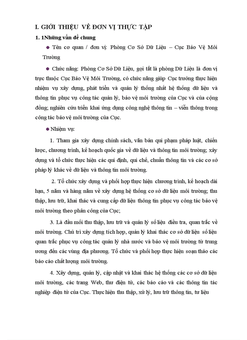 image for page Phòng Cơ Sở Dữ Liệu – Cục Bảo Vệ Môi Trường