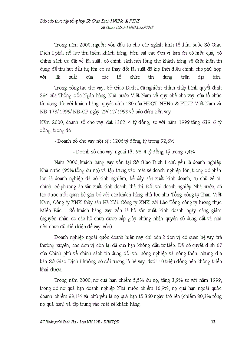 image for page Thực tập tổng hợp Sở Giao Dịch I NHNo&PTNT