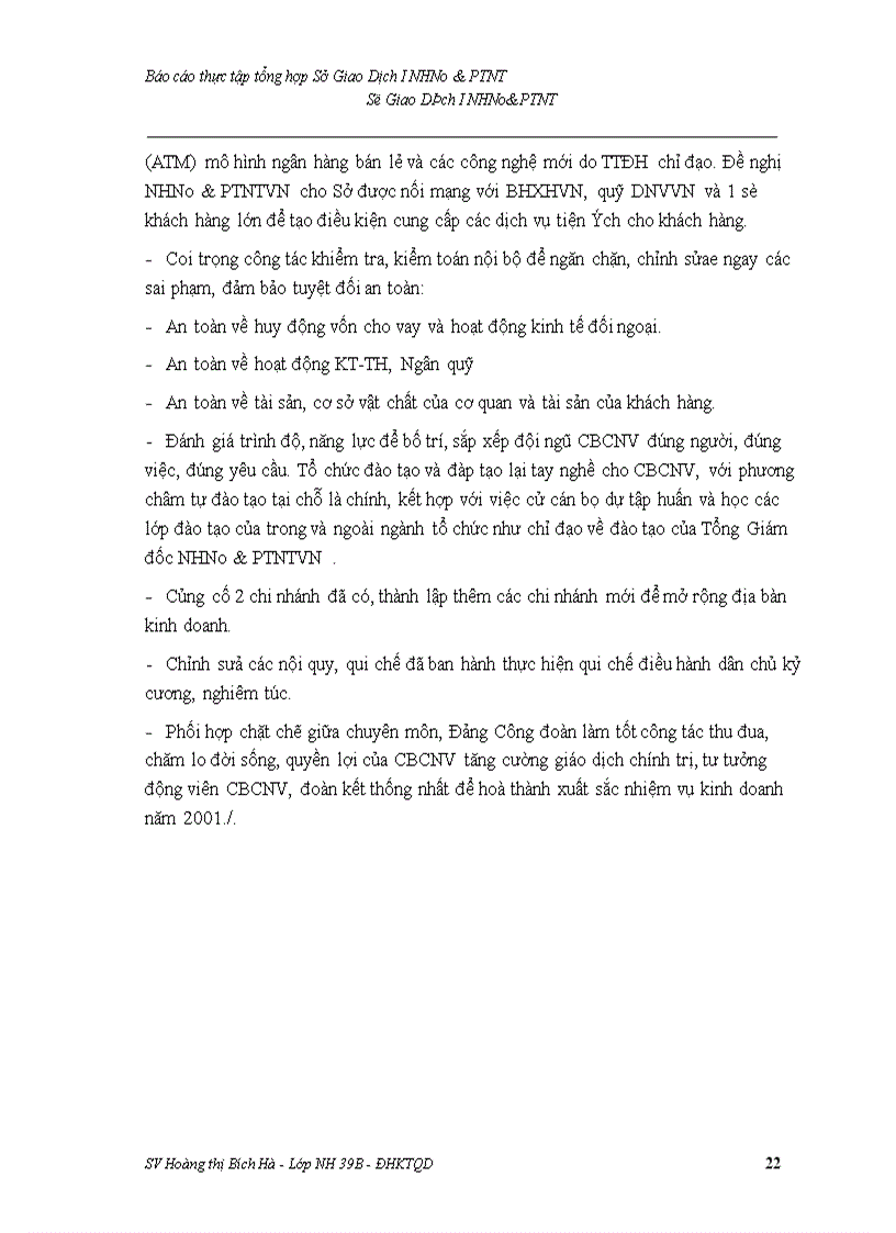 image for page Thực tập tổng hợp Sở Giao Dịch I NHNo&PTNT