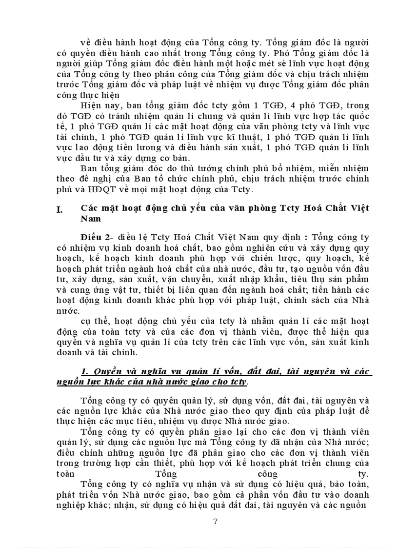 image for page Báo cáo tổng hợp về tổng công ty Hoá Chất Việt Nam