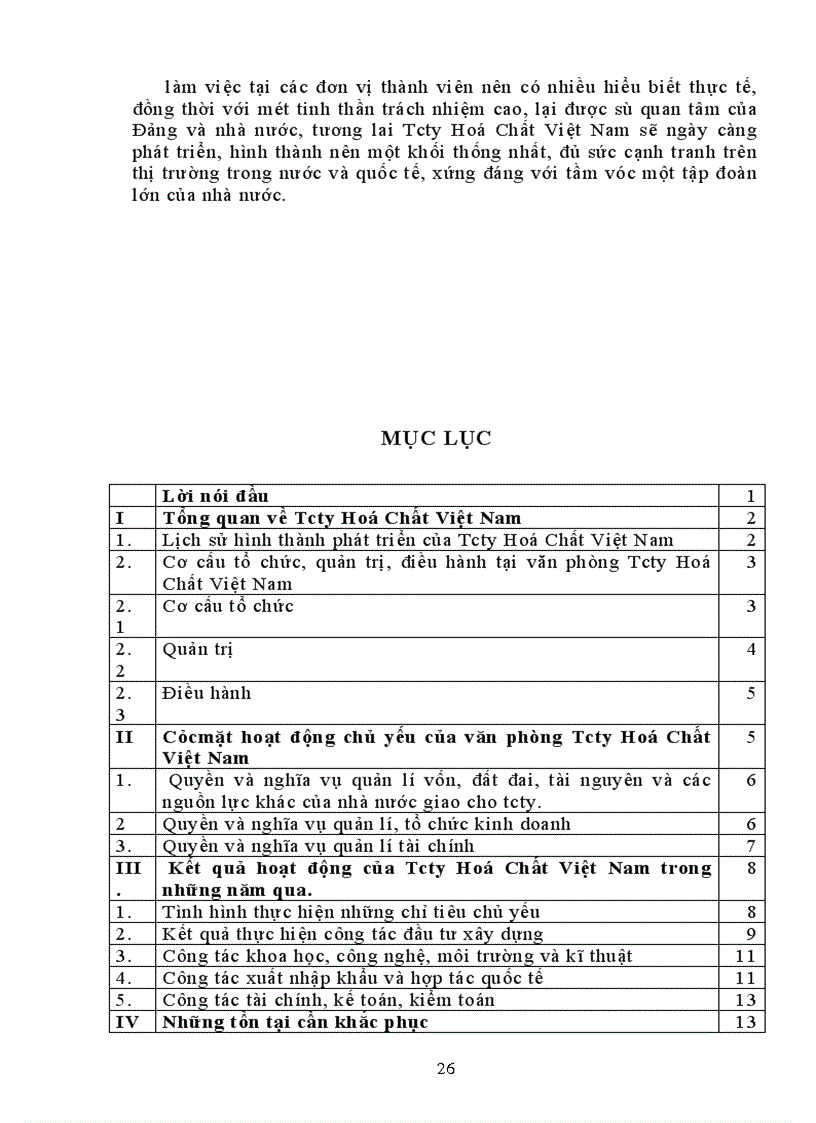image for page Báo cáo tổng hợp về tổng công ty Hoá Chất Việt Nam