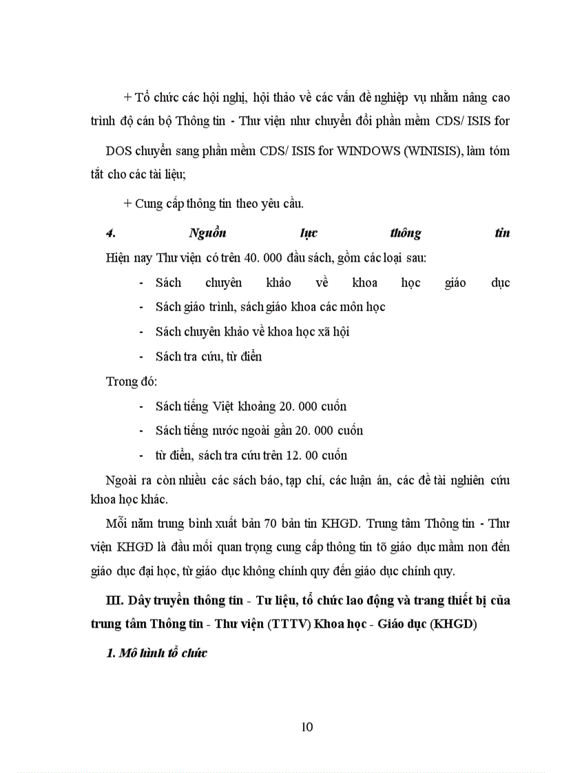 image for page Báo cáo tổng hợp về viện khoa học - Giáo dục và trung tâm thông tin - Thư viện khoa học giáo dục