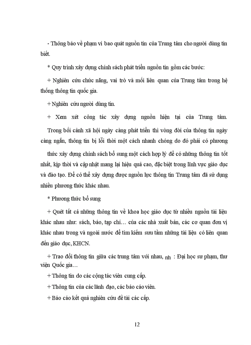 image for page Báo cáo tổng hợp về viện khoa học - Giáo dục và trung tâm thông tin - Thư viện khoa học giáo dục