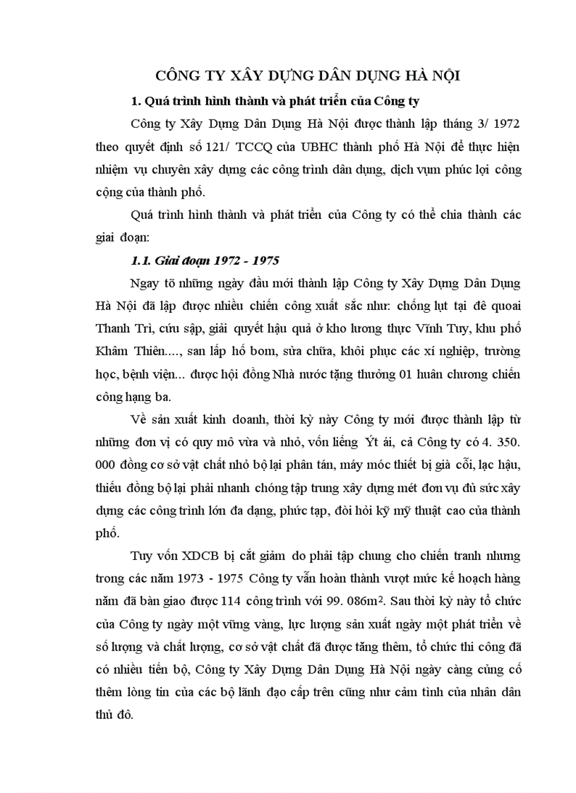 image for page Báo cáo tổng hợp Công ty Xây Dựng Dân Dụng Hà Nội