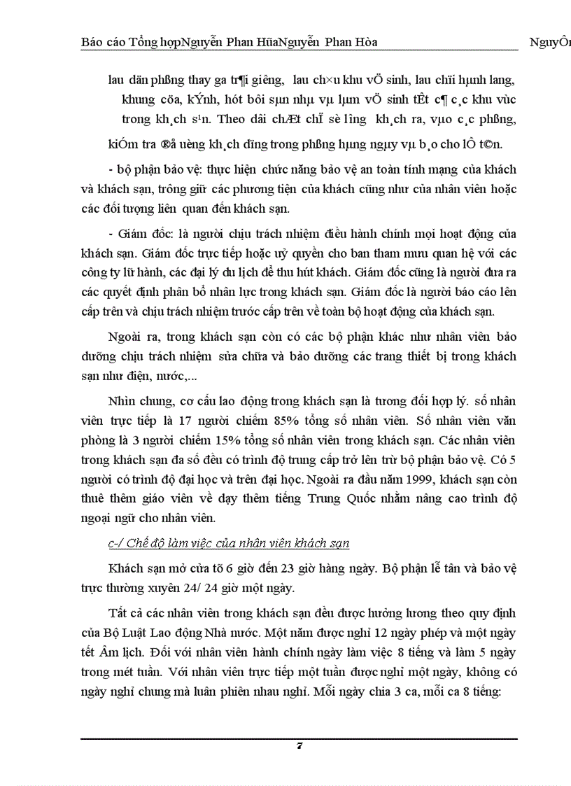 image for page Báo cáo tổng hợp Khách sạn Tuổi trẻ nằm ở số 2 - đường Trần Thánh Tông - quận Hoàn Kiếm - Hà Nội