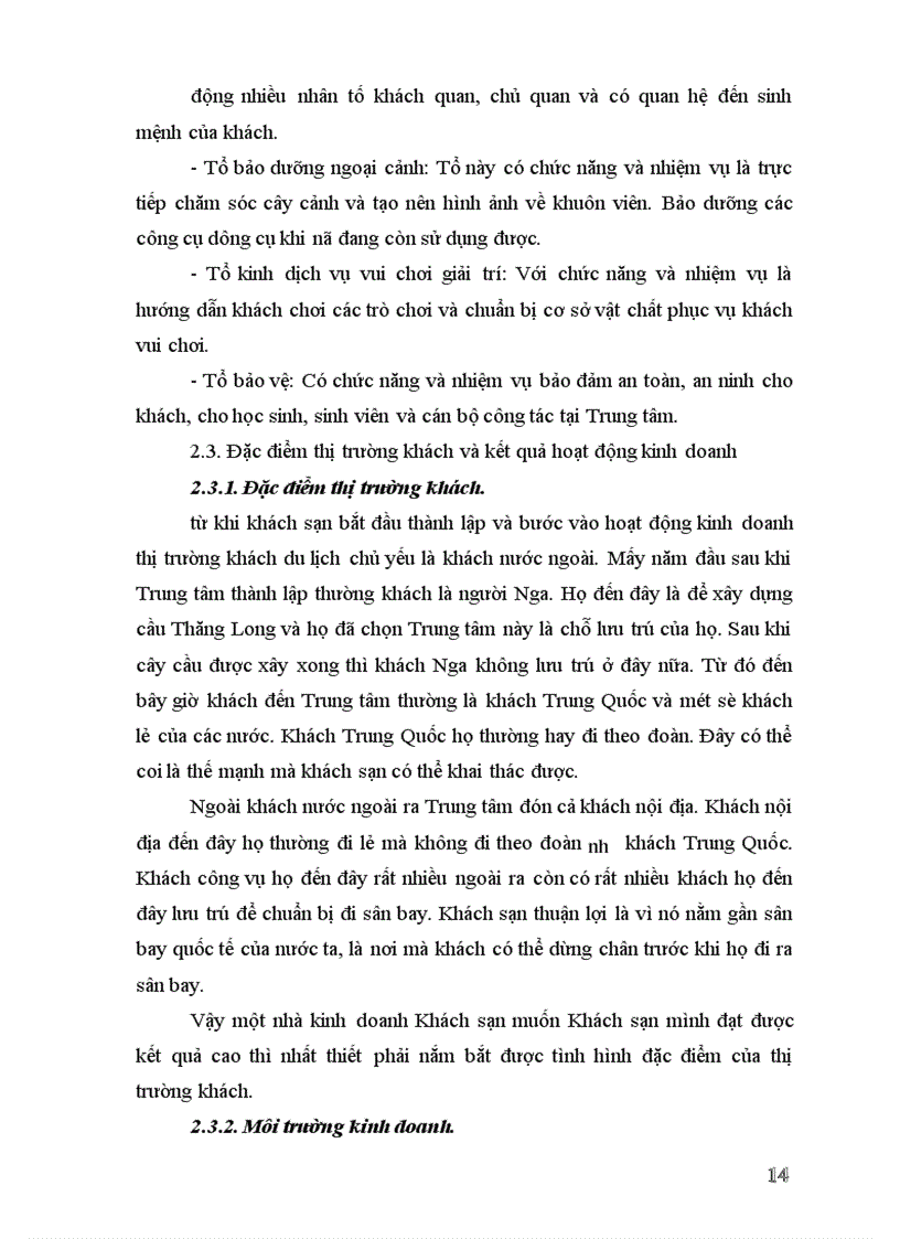 image for page Báo cáo tổng hợp về Trung tâm thực hành nghề khách sạn