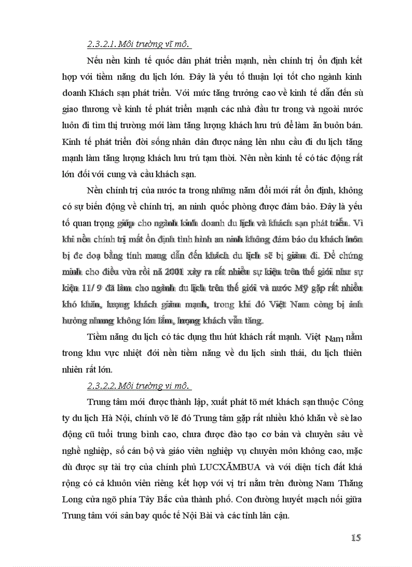 image for page Báo cáo tổng hợp về Trung tâm thực hành nghề khách sạn