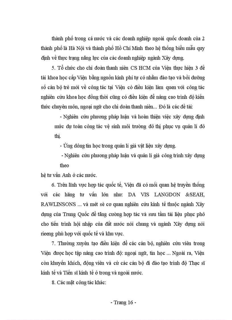 image for page Báo cáo tổng hợp về Bộ xây dựng