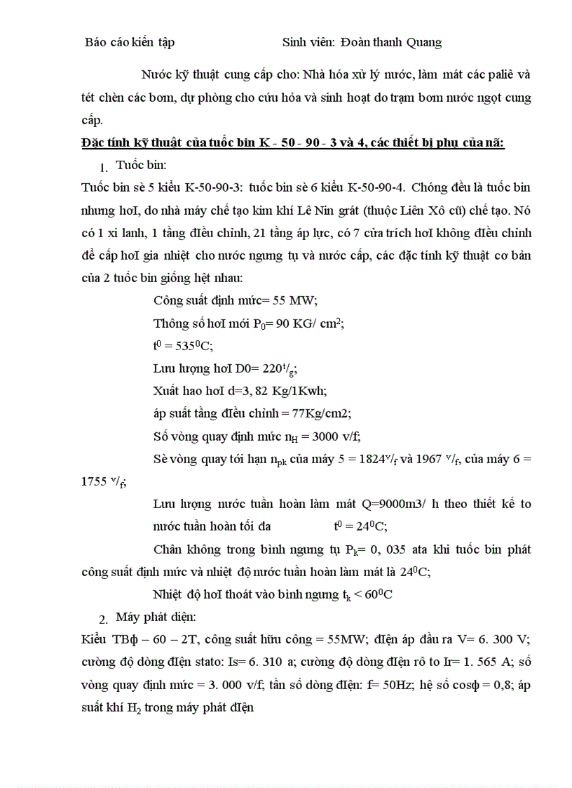 image for page Báo cáo tổng hợp về máy nhiệt điện uông bí
