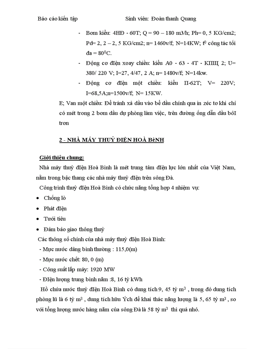 image for page Báo cáo tổng hợp về máy nhiệt điện uông bí