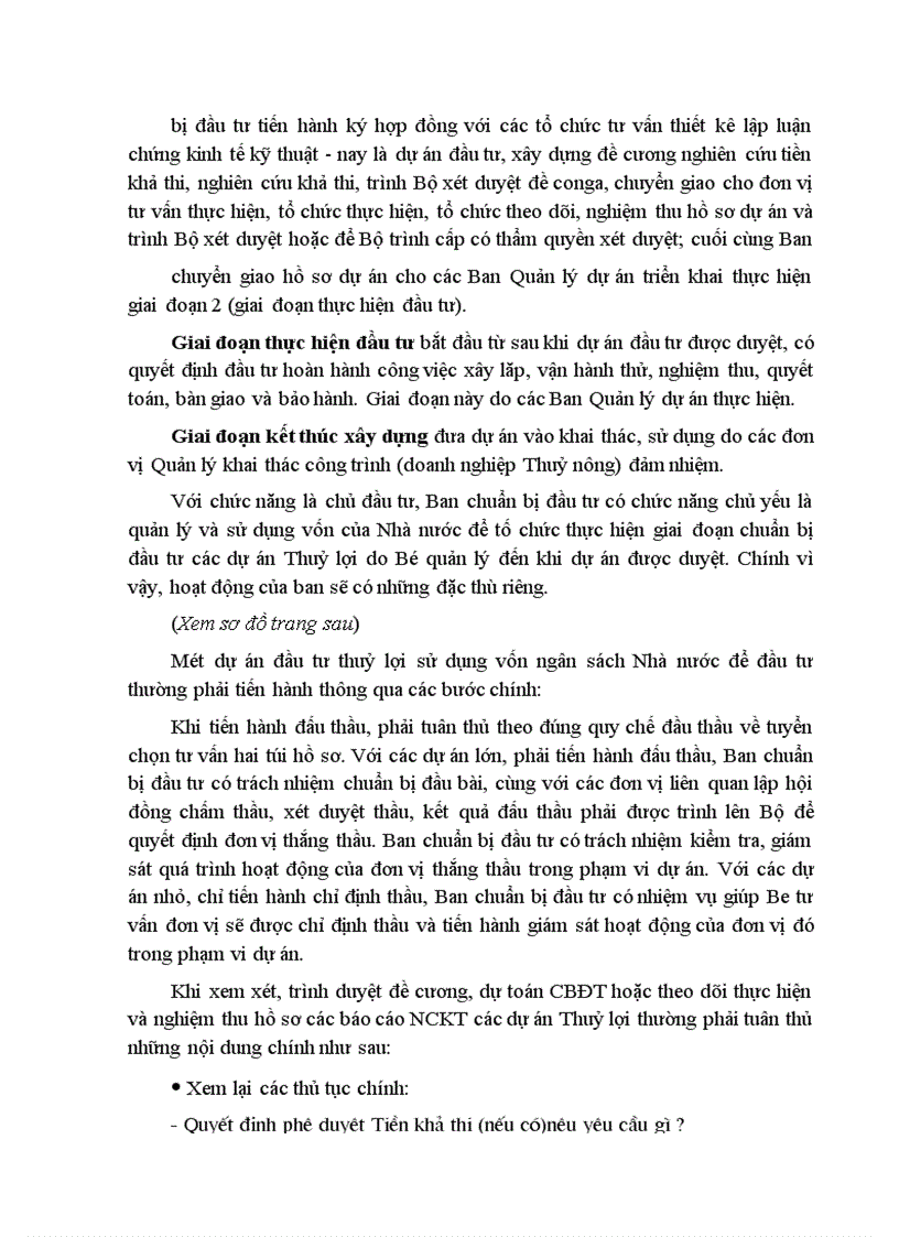 image for page Hoạt động của Ban chuẩn bị đầu tư