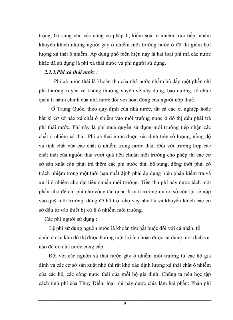 image for page Thực trạng và giải pháp của nhà nước trong việc giải quyết vấn đề môi trường nước ở đô thị hiện nay