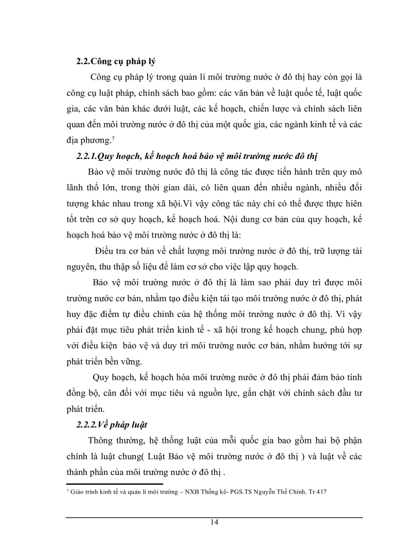 image for page Thực trạng và giải pháp của nhà nước trong việc giải quyết vấn đề môi trường nước ở đô thị hiện nay