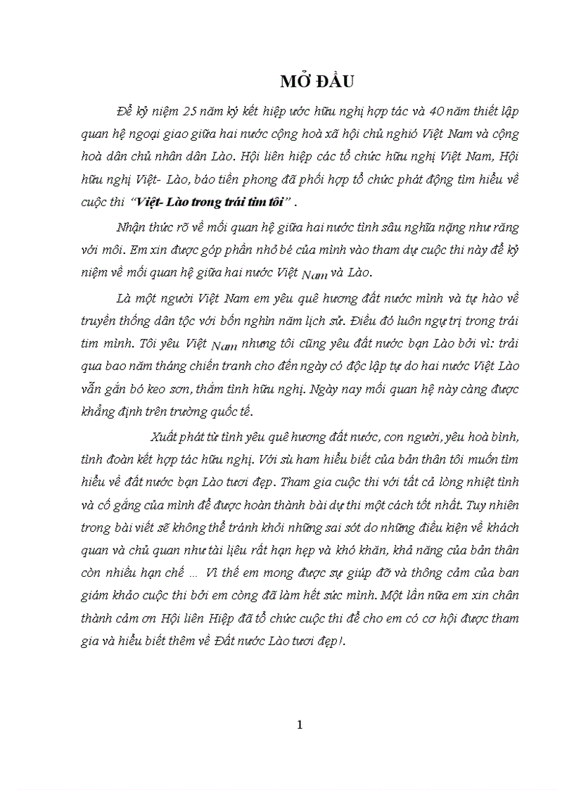 image for page Việt- Lào trong trái tim tôi
