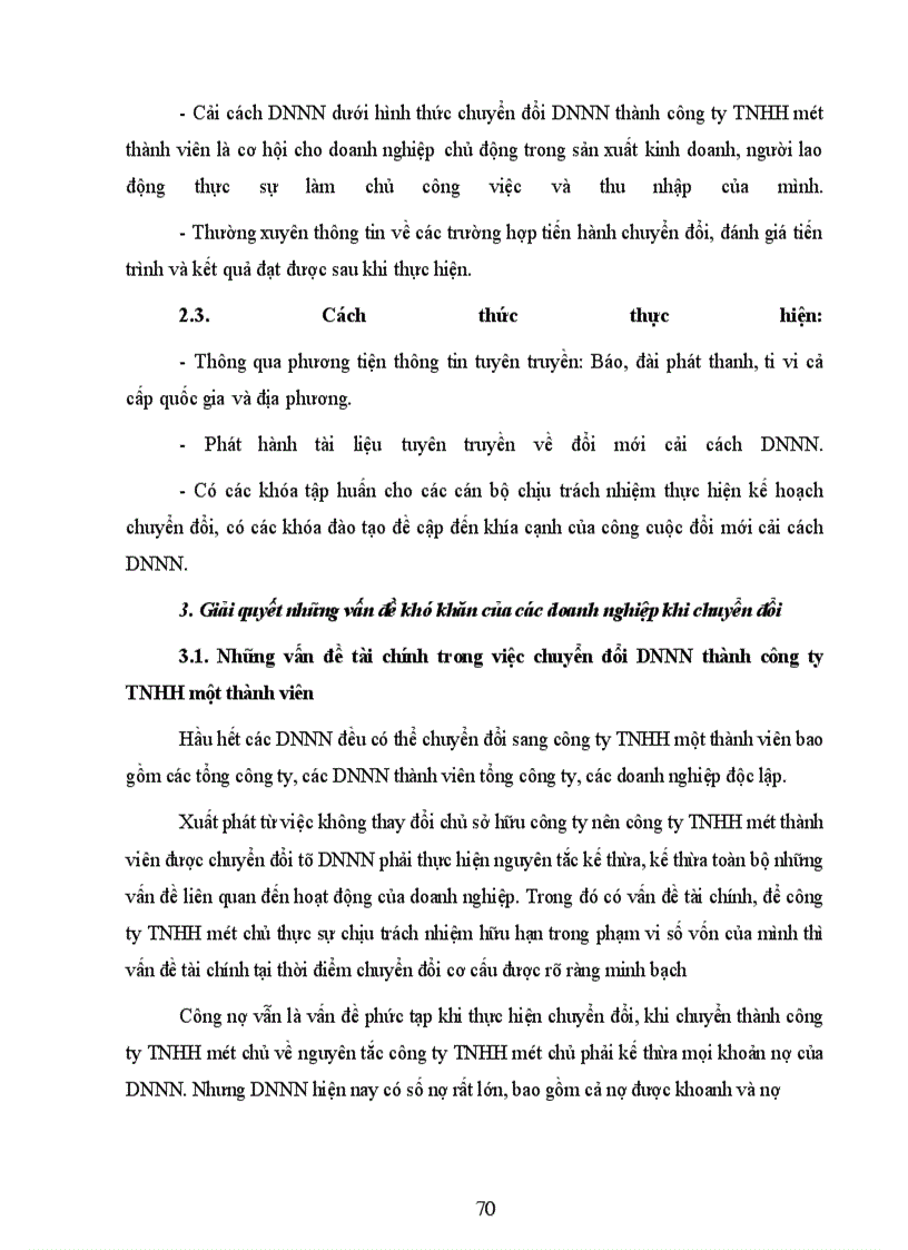 image for page Một số giải pháp nhằm chuyển đổi DNNN thành công ty TNHH một thành viên