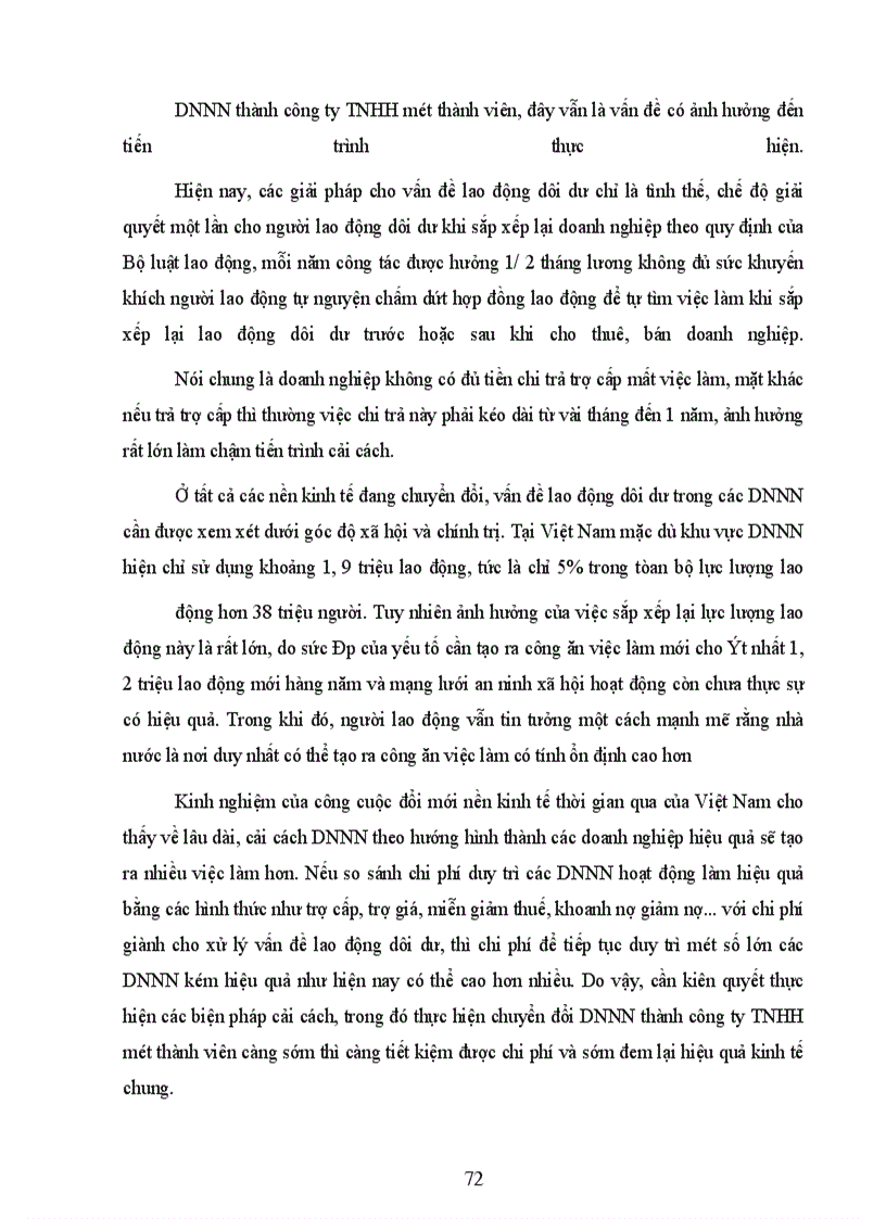 image for page Một số giải pháp nhằm chuyển đổi DNNN thành công ty TNHH một thành viên