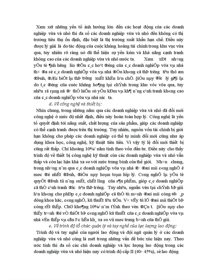image for page Một số ý kiến về thực trạng và giải pháp phát triển các doanh nghiệp vừa và nhỏ ở việt nam trong thời kỳ công nghiệp hoá- hiện đại hoá đất nước