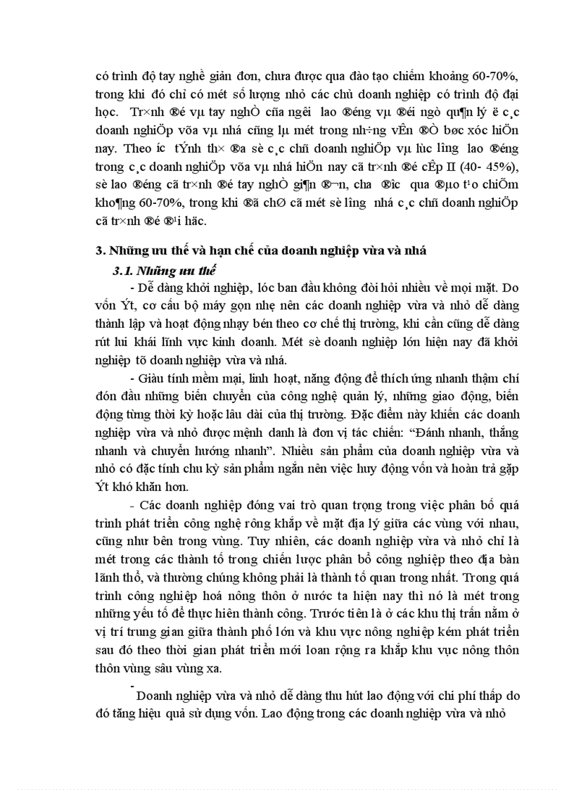 image for page Một số ý kiến về thực trạng và giải pháp phát triển các doanh nghiệp vừa và nhỏ ở việt nam trong thời kỳ công nghiệp hoá- hiện đại hoá đất nước