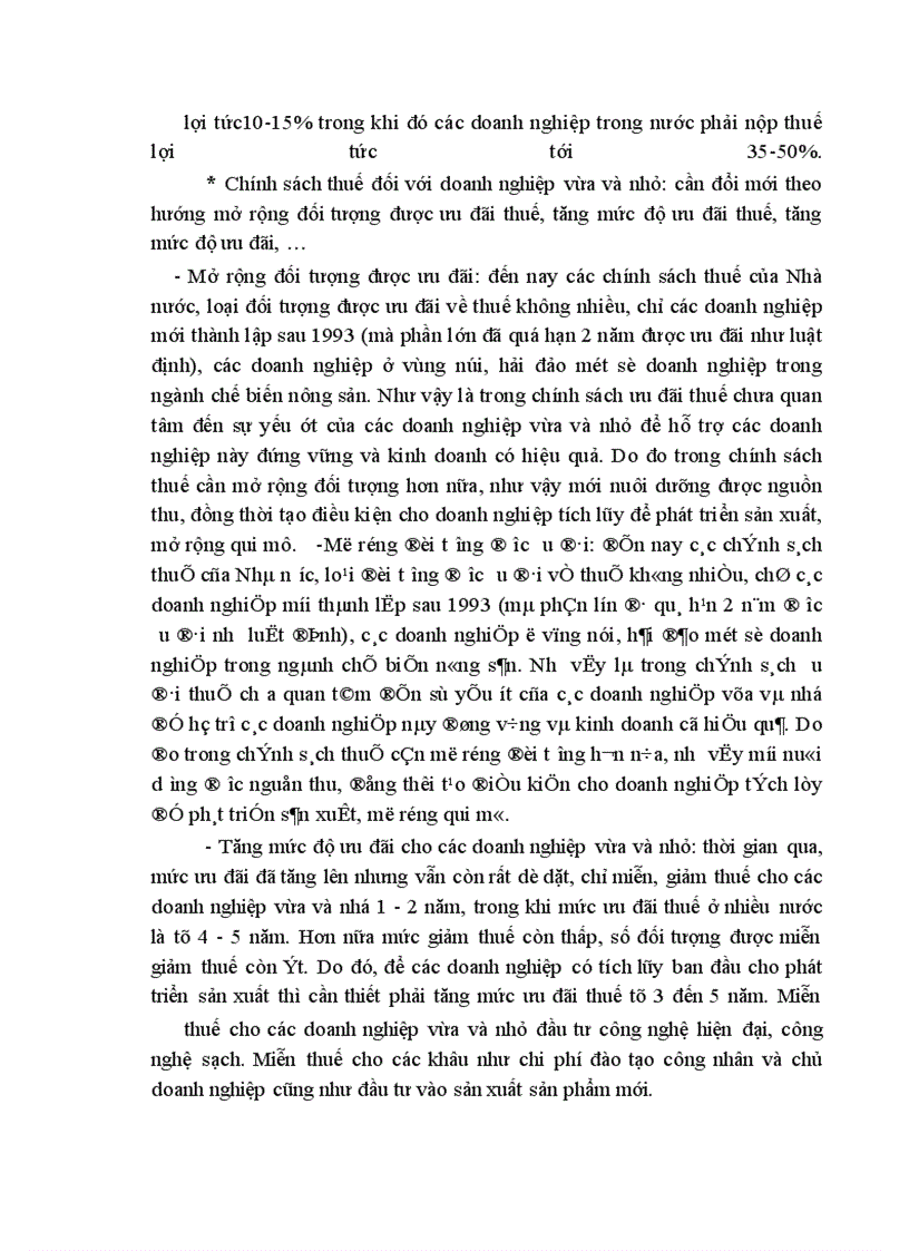 image for page Một số ý kiến về thực trạng và giải pháp phát triển các doanh nghiệp vừa và nhỏ ở việt nam trong thời kỳ công nghiệp hoá- hiện đại hoá đất nước