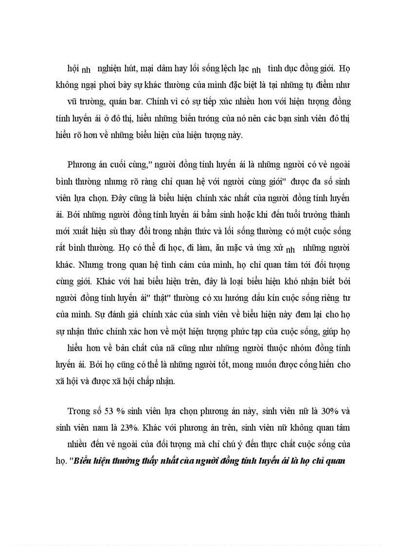 image for page Một vài nét nghiên cứu về nhận thức của sinh viên đối với hiện tượng đồng tính luyến ái