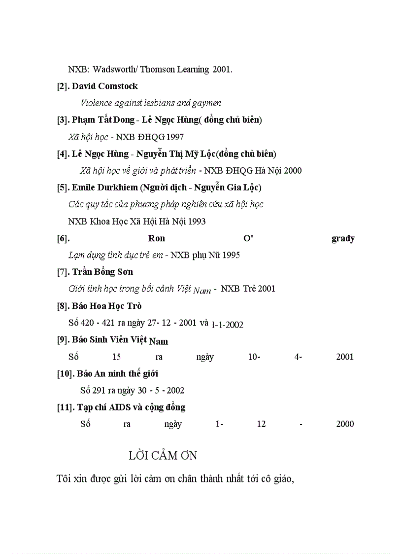 image for page Một vài nét nghiên cứu về nhận thức của sinh viên đối với hiện tượng đồng tính luyến ái