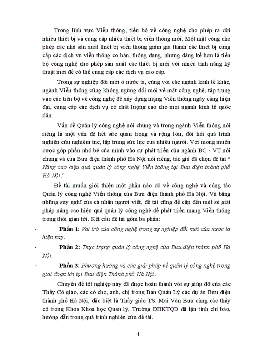 image for page Nâng cao hiệu quả quản lý công nghệ Viễn thông tại Bưu điện thành phố Hà Nội
