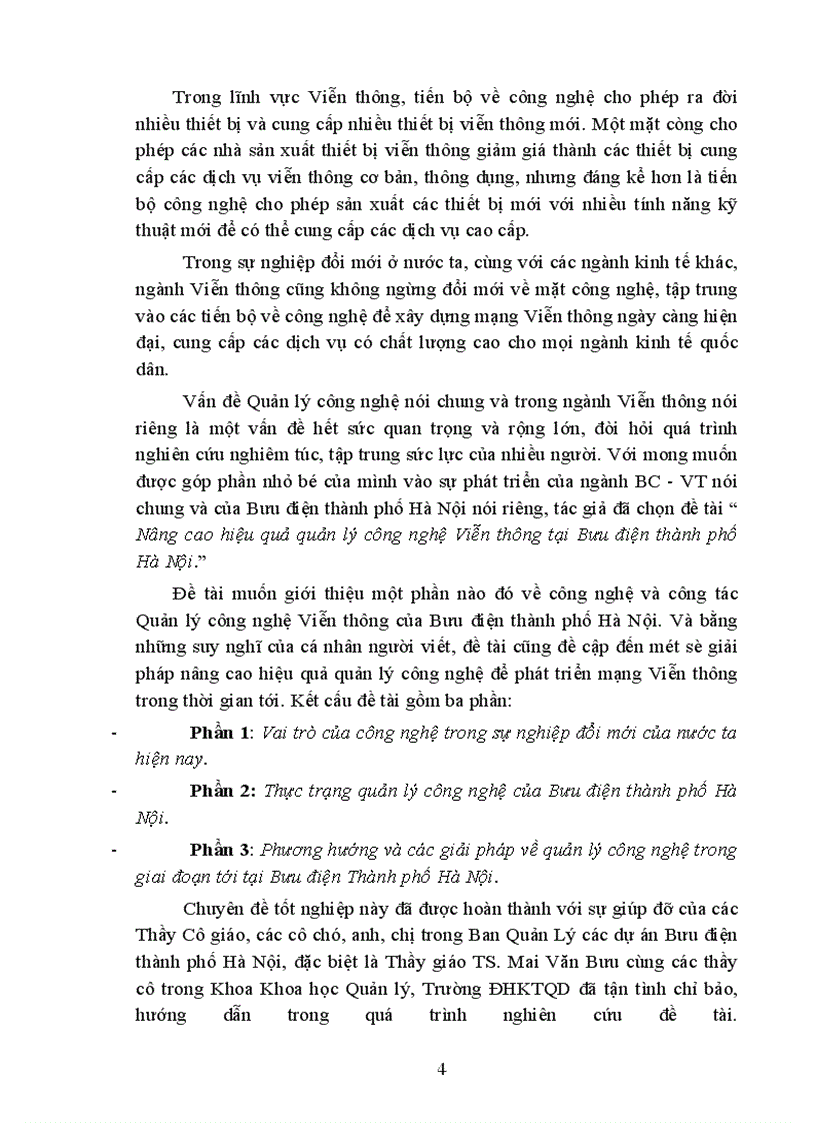 image for page Nâng cao hiệu quả quản lý công nghệ Viễn thông tại Bưu điện thành phố Hà Nội