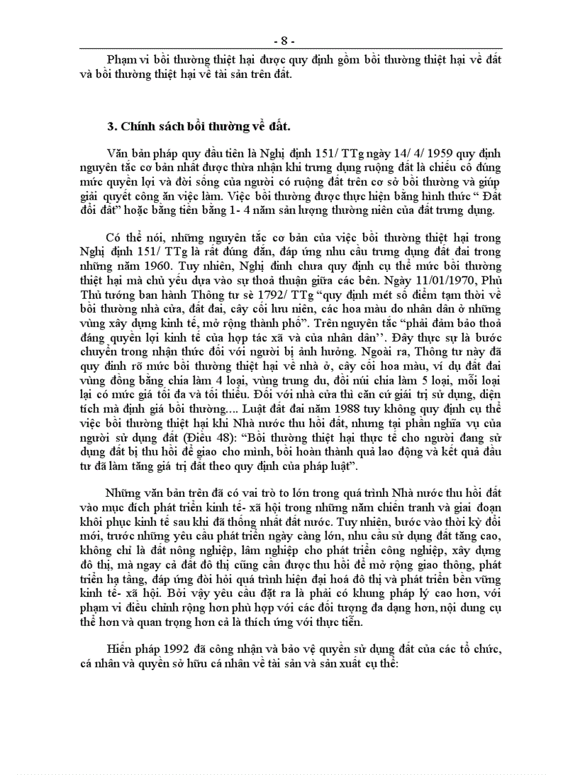 image for page Hoàn thiện chính sách bồi thường thiệt hại khi Nhà nước thu hồi đất trên địa bàn Thành phố Hà Nội