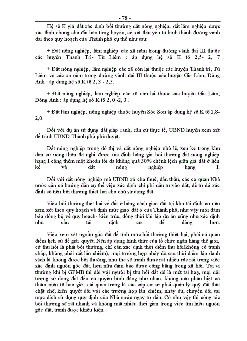 image for page Hoàn thiện chính sách bồi thường thiệt hại khi Nhà nước thu hồi đất trên địa bàn Thành phố Hà Nội