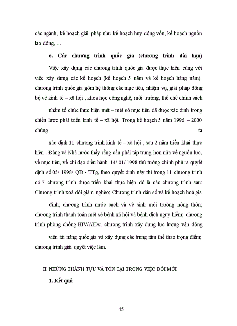 image for page Báo cáo tổng hợp về kế hoạch hoá kinh tế vĩ mô