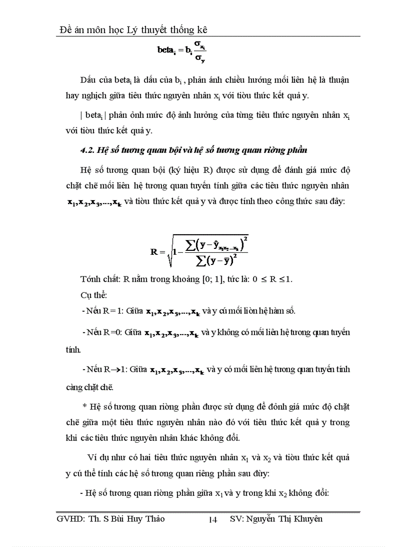 image for page Đề án môn học Lý thuyết thống kê