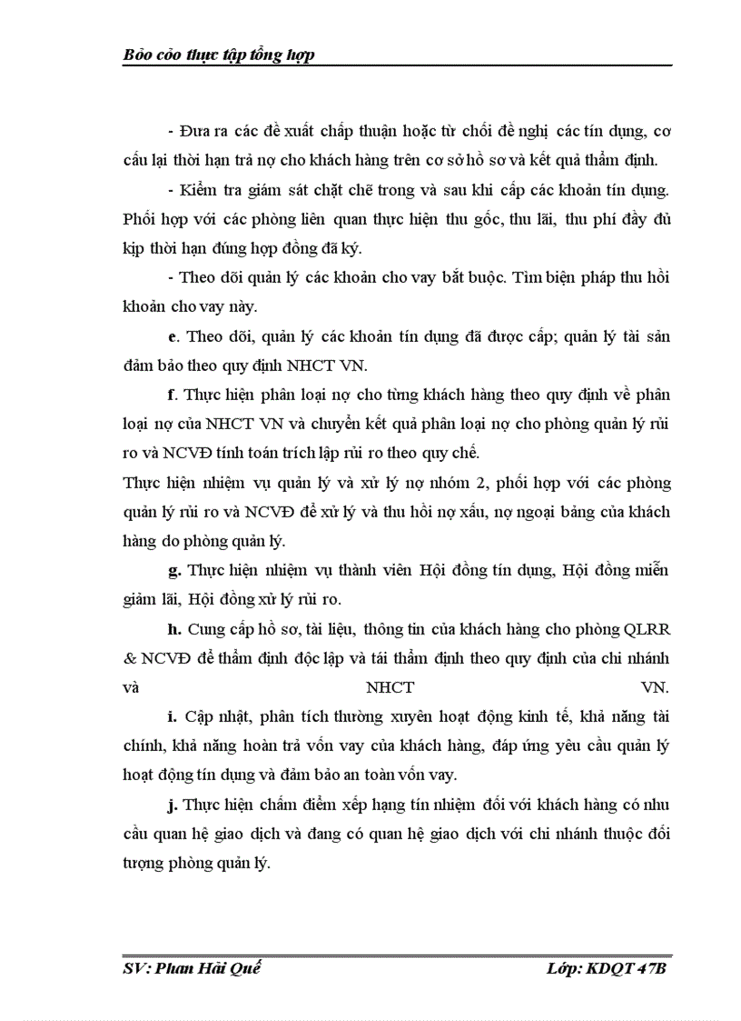 image for page Thực tập tổng hợp tại Ngân hàng công thương Việt Nam và chi nhánh Ba Đình