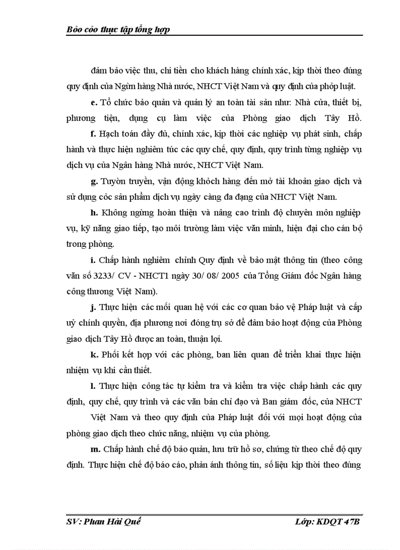 image for page Thực tập tổng hợp tại Ngân hàng công thương Việt Nam và chi nhánh Ba Đình