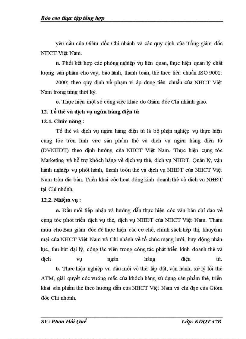 image for page Thực tập tổng hợp tại Ngân hàng công thương Việt Nam và chi nhánh Ba Đình