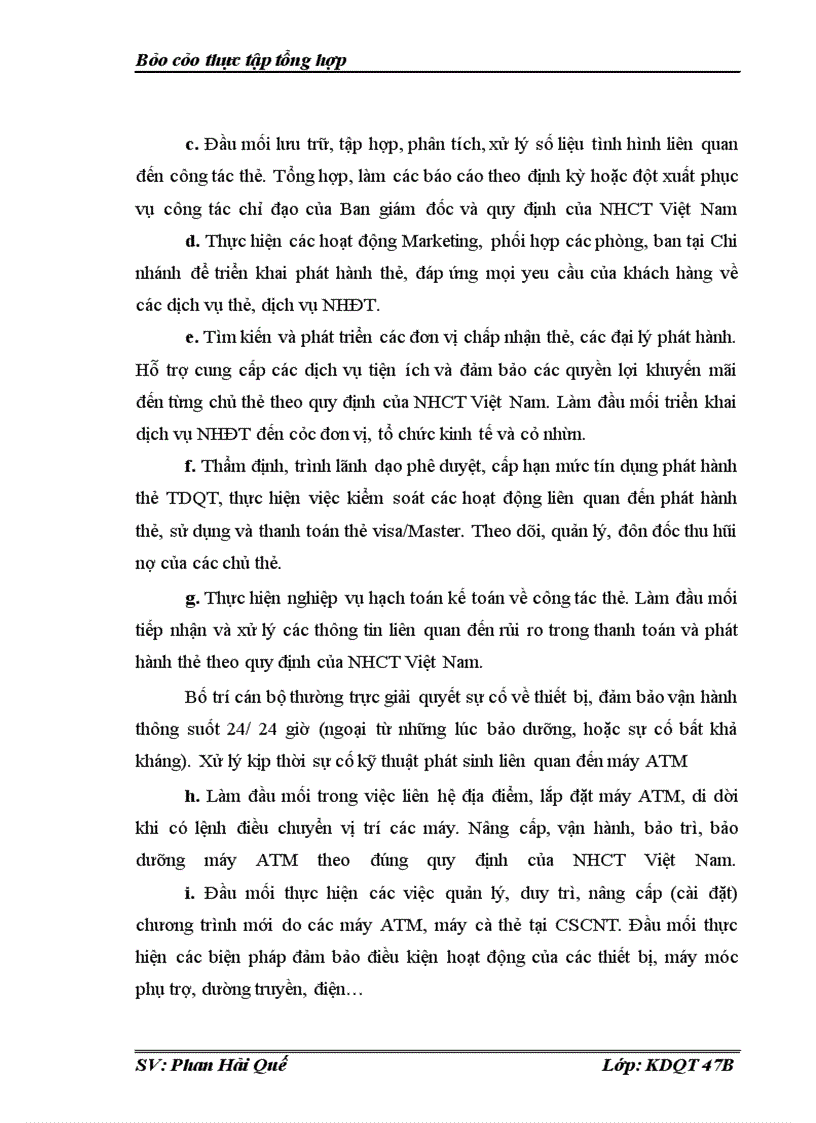image for page Thực tập tổng hợp tại Ngân hàng công thương Việt Nam và chi nhánh Ba Đình