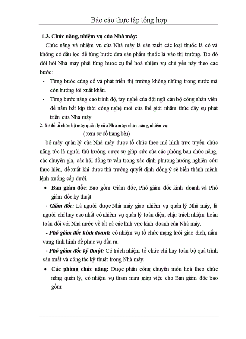 image for page Thực tập tổng hợp Nhà máy thuốc lá Thăng Long