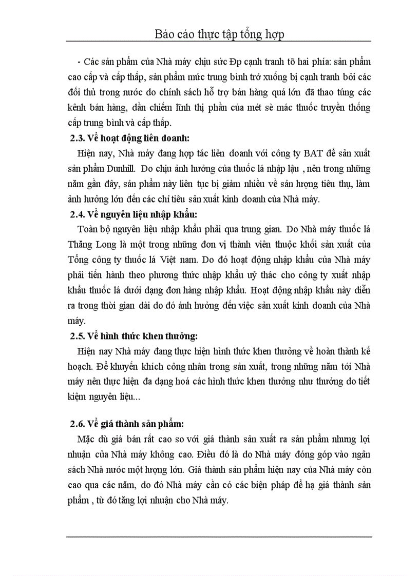 image for page Thực tập tổng hợp Nhà máy thuốc lá Thăng Long