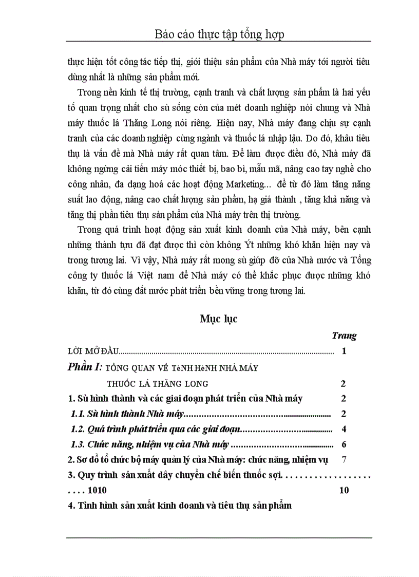 image for page Thực tập tổng hợp Nhà máy thuốc lá Thăng Long