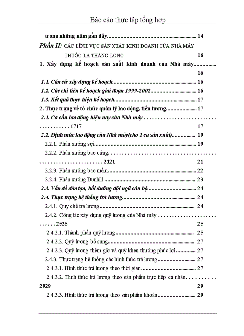 image for page Thực tập tổng hợp Nhà máy thuốc lá Thăng Long