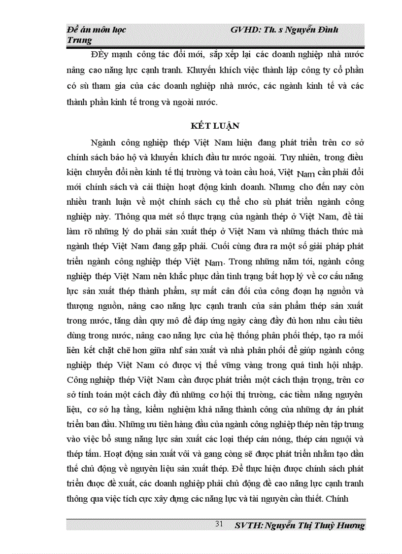 image for page Thực trạng phát triển ngành công nghiệp thép ở Việt Nam