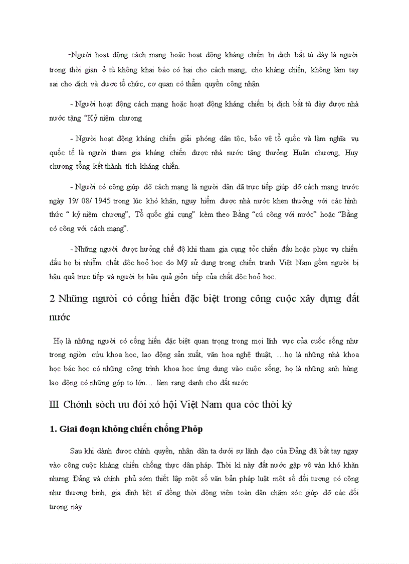 image for page Ưu đãi xã hội Việt Nam qua các thời kỳ