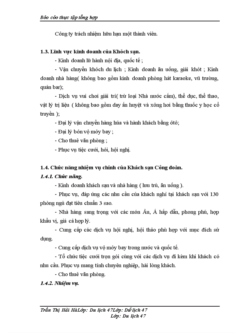 image for page Tổng quan về khách sạn công đoàn việt nam